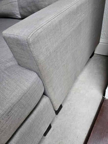 Photo of free Fabric 3-seater sofa with chaise (L9) #3