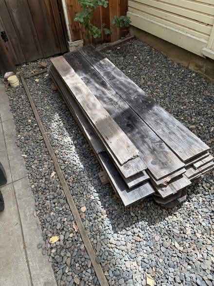 Photo of free Weathered Redwood fencing boards (Midtown Sacramento 95816) #1
