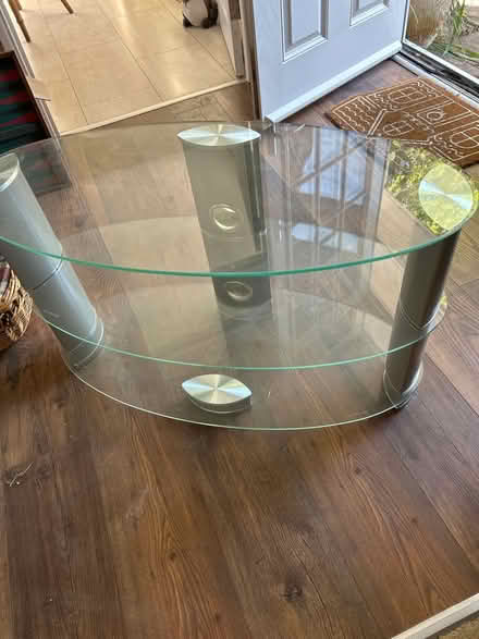 Photo of free Glass tv stand (Tunbridge Wells) #2