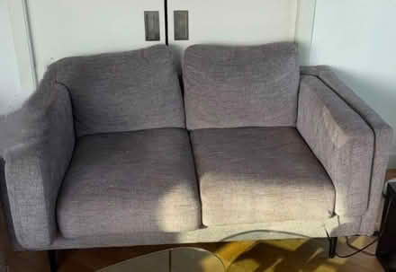 Photo of free Grey two seater sofa (Elephant and castle SE1) #1