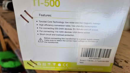Photo of free Bronson TI-500 Transformer (Inchbrook GL5) #2