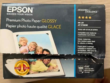 Photo of free 4”x6” Epson gloss photo paper (East Palo Alto CA) #1