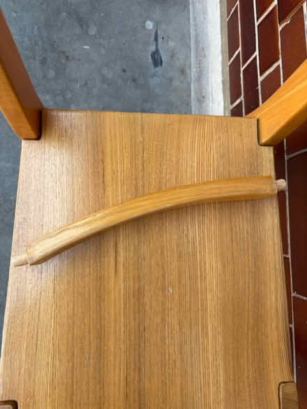 Photo of free MUJI desk chair - solid wood (South Bank SE1) #2