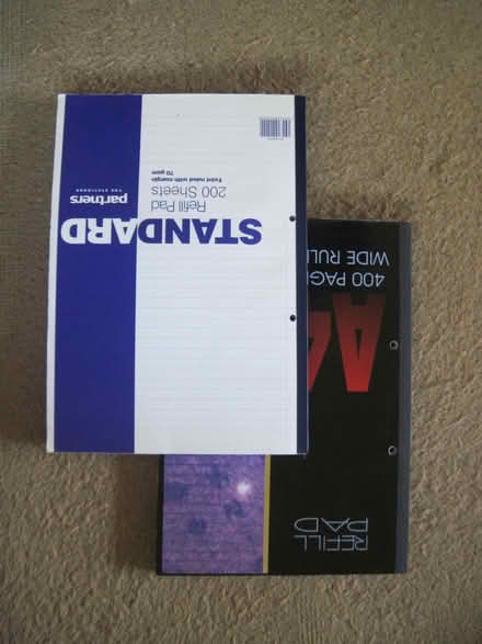 Photo of free A4 Refill Pads (Cambuskenneth FK9) #1
