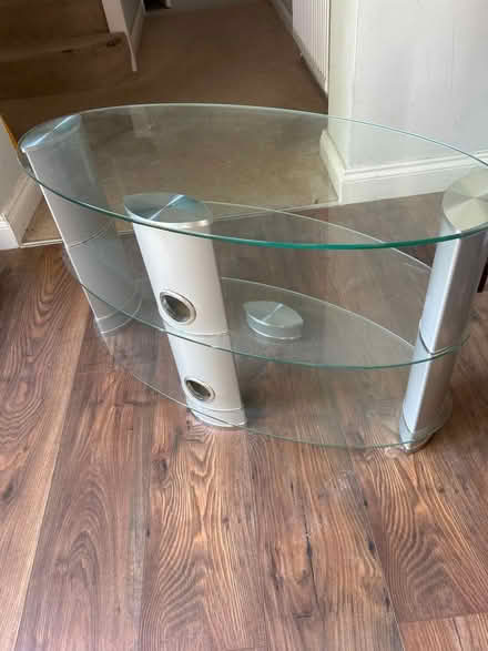 Photo of free Glass tv stand (Tunbridge Wells) #3
