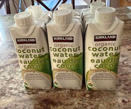Photo of free Kirkland organic coconut water (Erin Mills&QEW) #1