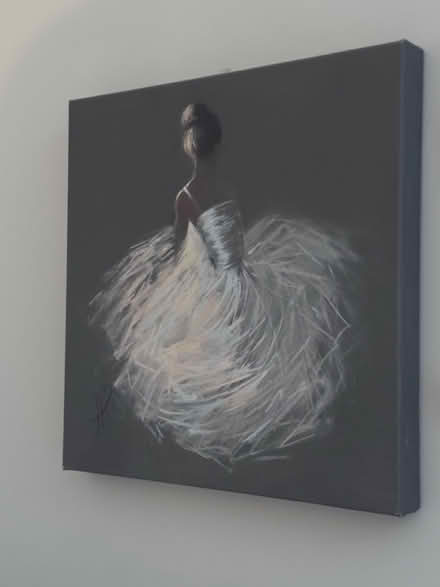 Photo of free Ballerina Print on Canvas Square (Langley Park DH7) #2