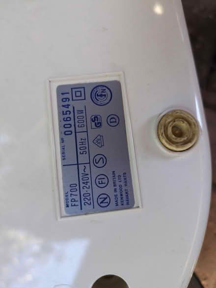 Photo of free Spare parts Kenwood Food Processor (Hersham KT12) #2