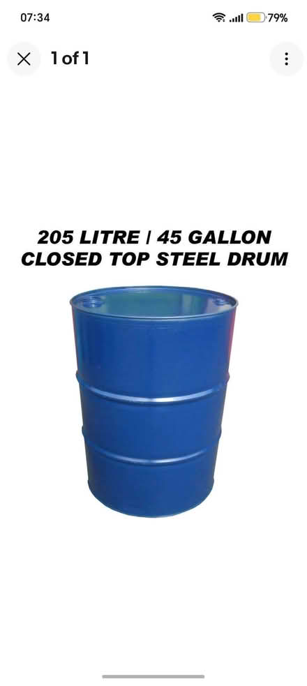 Photo of Old oil drum or containers for liquid, (Black Park LL14) #2
