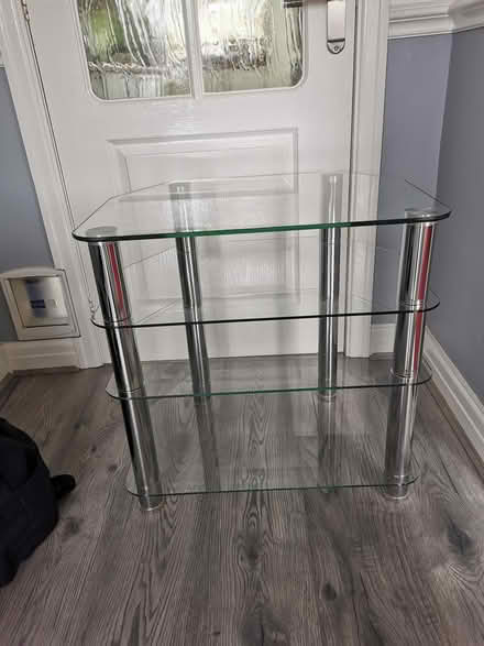 Photo of free Glass TV Stand (Stockport) #1