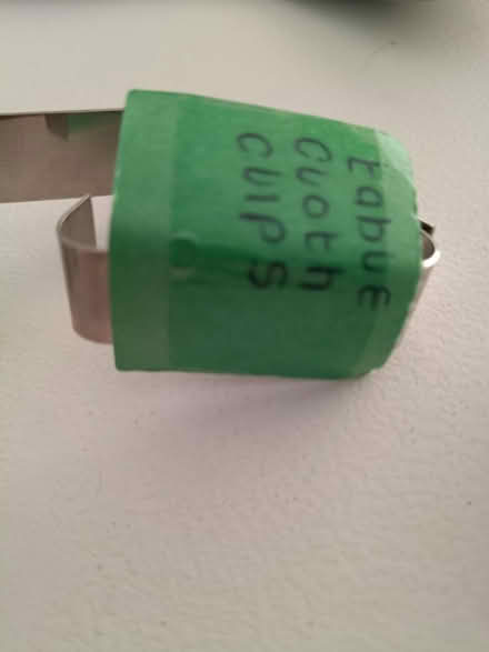 Photo of free Tablecloth clips metal (Westminster Drive PO21) #3