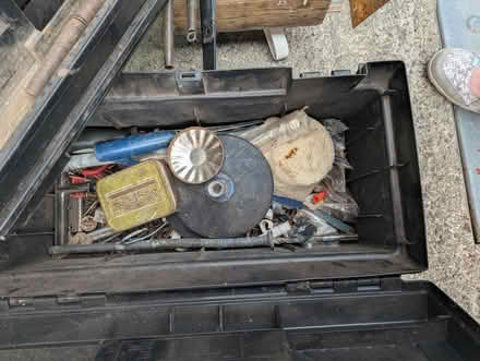 Photo of free Old tools 2 x boxes plus vintage wood clamp (Blacon CH1) #1
