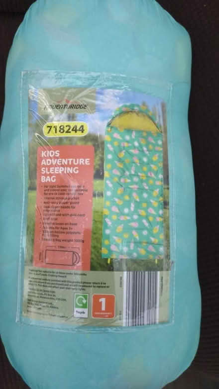 Photo of free Kids summer sleeping bag (Grange Farm MK8) #1