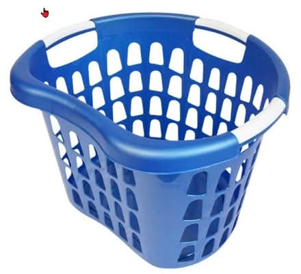 Photo of round hip hugger laundry basket (Highland Park) #1