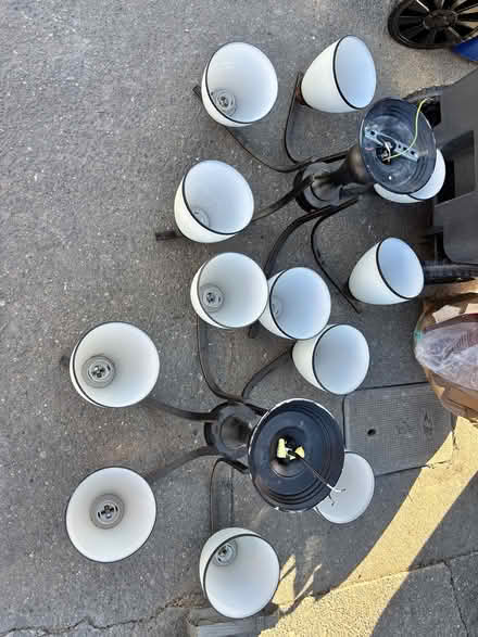 Photo of free 2 Matching chandeliers (Bartlett near Laurel, Oakland) #4