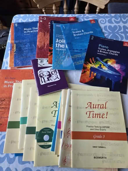 Photo of free Music theory, aural and scale books (BS7) #1