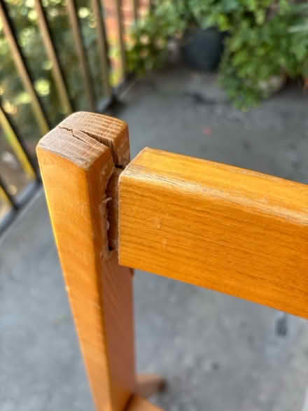 Photo of free MUJI desk chair - solid wood (South Bank SE1) #3