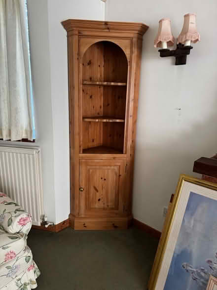 Photo of free Wooden corner cabinet (Petts Wood) #1