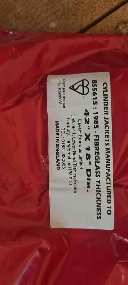 Photo of free Insulation jacket for hot water cylinder (tank) (Beckenham BR3) #4