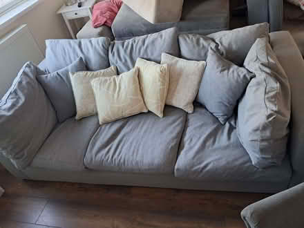 Photo of free Grey 3 seater sofa (Aspley Heath B95) #1