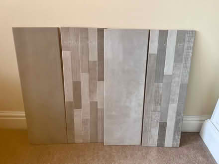 Photo of free 4 large grey tiles (MK42 Elstow) #1