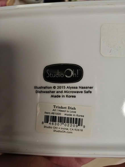 Photo of free Trinket Dish (Near Bolingbrook High School) #2