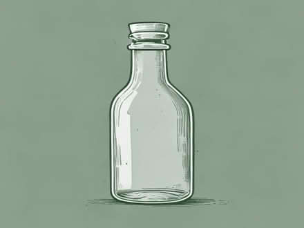 Photo of Large glass bottle or glass containers (Broomhall S3) #1