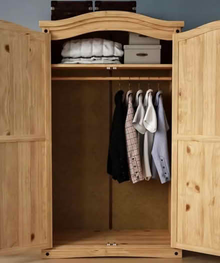 Photo of free Wooden 2 door wardrobe (Odd Down BA2) #1