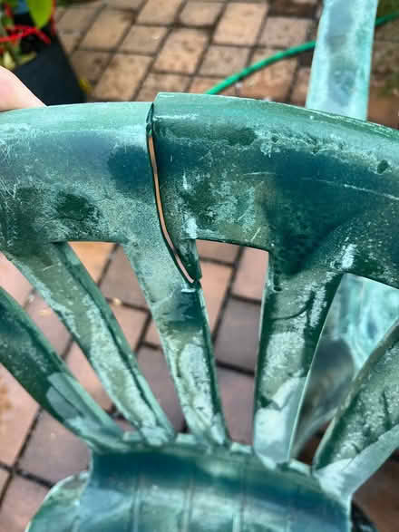 Photo of free Plastic yard chairs (3) (200th block off 13Th St SE) #2