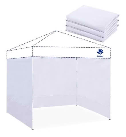 Photo of tent curtains (Mechanicsville) #1