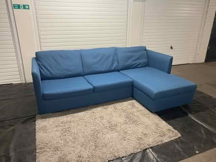 Photo of free Made. com Milner Blue L-Shape Sofa (Calidonian Road N7) #4