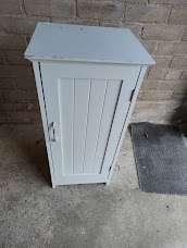 Photo of free Small white bathroom cupboard (Storth LA7) #1