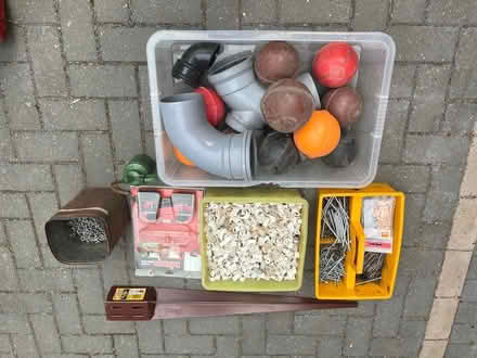 Photo of free Assorted building and plumbing accessories (Lostock Hall PR5) #1
