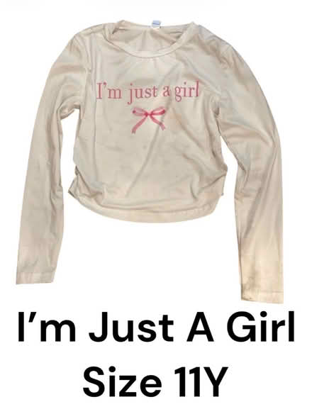 Photo of free I’m Just A Girl Girl’s Top (Brooklyn Storage) #1