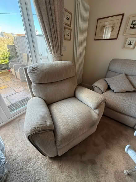 Photo of free Beige 2 seat sofa and 2 chairs (Seaburn SR6) #3