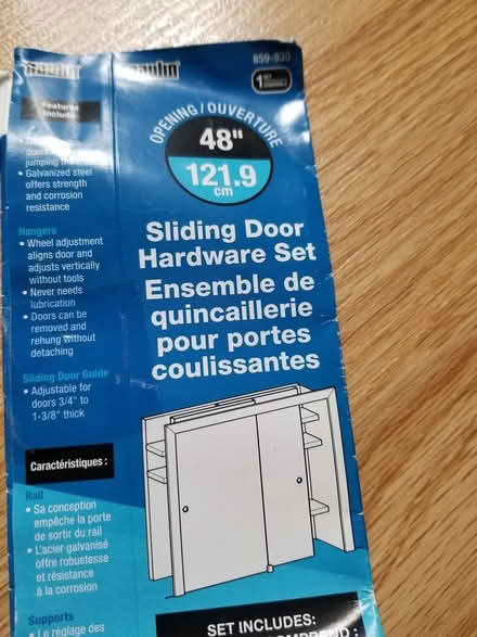 Photo of free Sliding door hardware (Hunt Club) #4