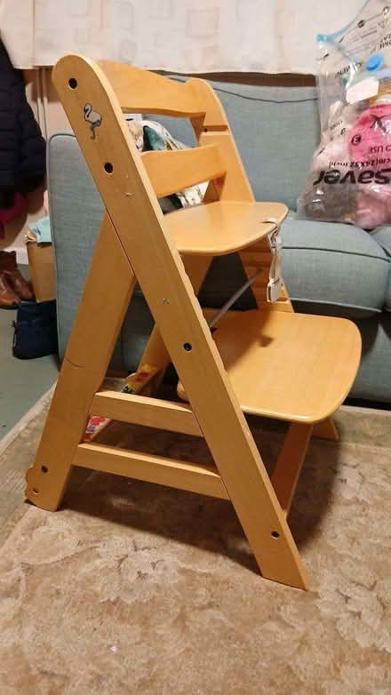 Photo of free Wooden high chair (Hauck) (East Twerton BA2) #2