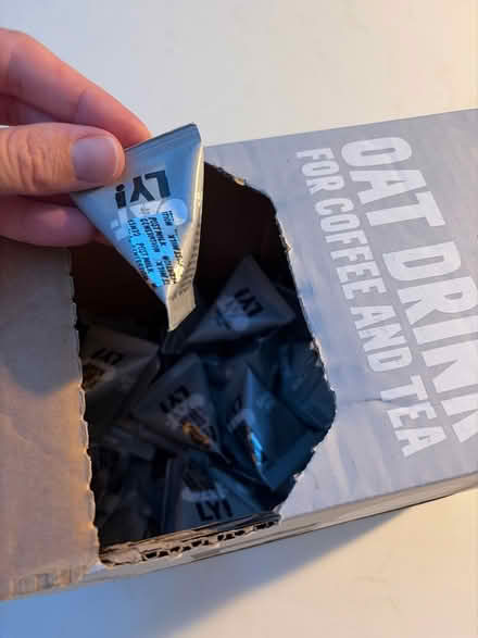 Photo of free Half box of oat milk minis (Leigh on sea SS9) #1