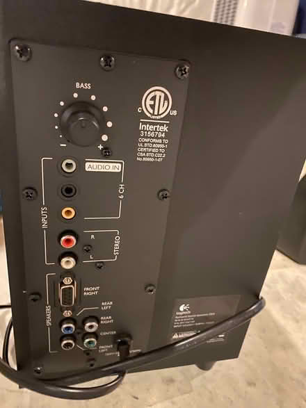 Photo of free Logitech 5.1 speakers for computer (East Centreville) #2