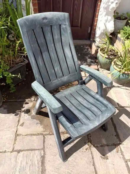 Photo of free Green Plastic Deck Chair (Chigwell Row IG7) #2