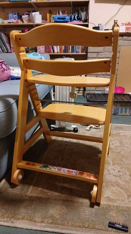 Photo of free Wooden high chair (Hauck) (East Twerton BA2) #3