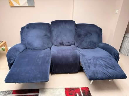 Photo of free Power Recliner 3 Seat leather Sofa (Shinfield Road RG2) #1