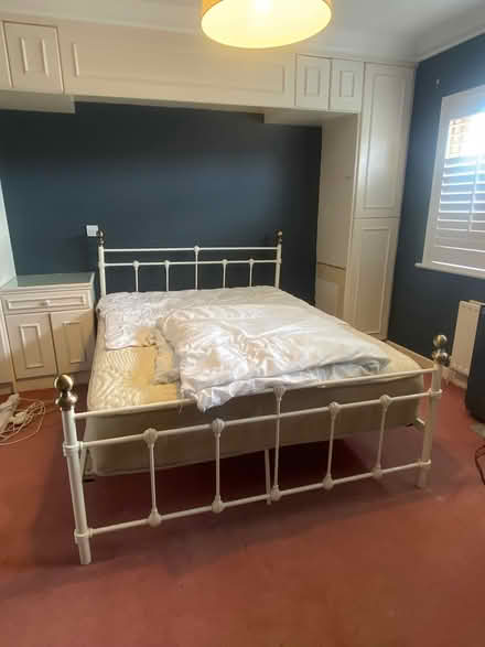 Photo of free King size bed frame (no mattress) (Portobello) #2