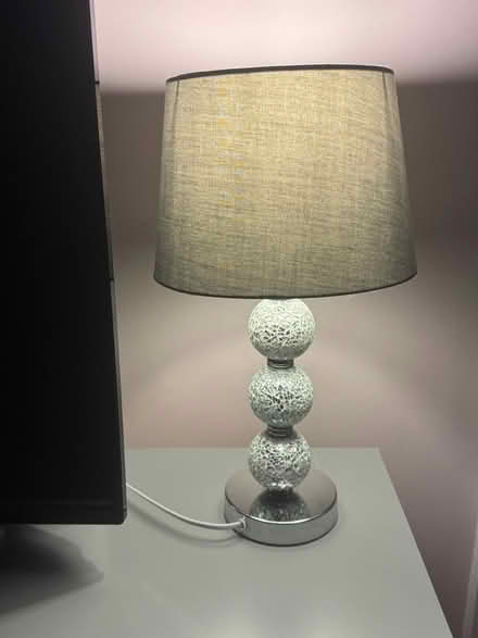 Photo of free Crystal Lamps Grey Shade x 2 (Langley Park DH7) #1