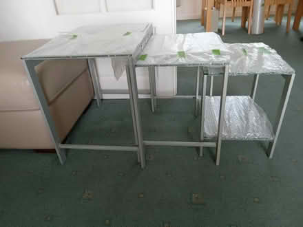 Photo of free glass topped nest of tables (Maghull L31) #1