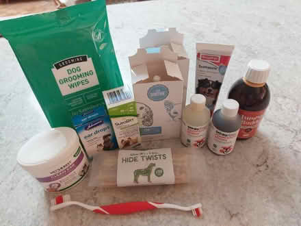 Photo of free Dog Ear Drops Wipes Toothpaste (Hertford SG14) #1