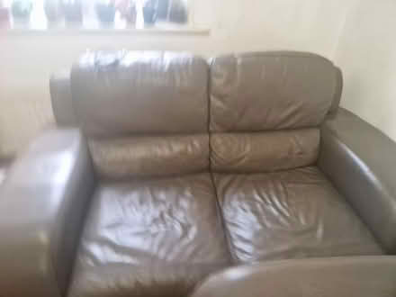 Photo of free Leather sofas (La5 9lg) #2