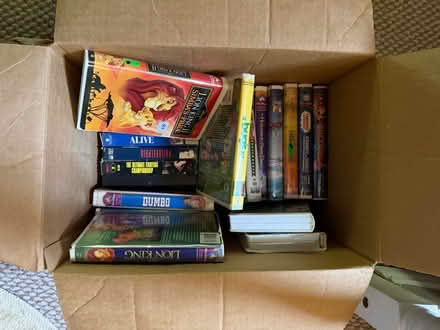 Photo of free VHS tapes (upper middle and eighth line) #2