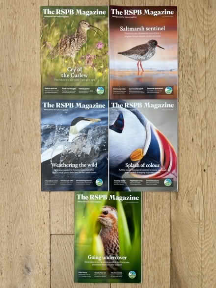 Photo of free RSPB magazines x 5 (Harrogate HG2) #1