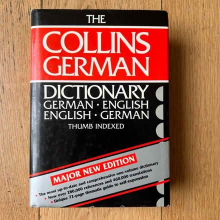 Photo of free Collins German dictionary (Harrogate HG2) #1